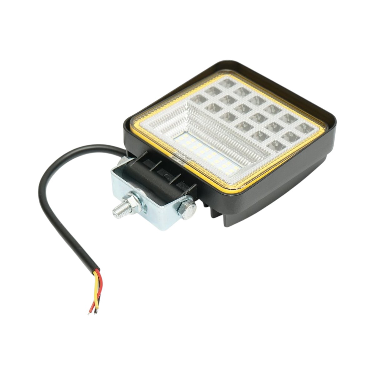 Proiector patrat LED cu DRL 126W, 10-30V, alb-galben, carcasa aluminiu 106x134x30mm Breckner Germany [3]