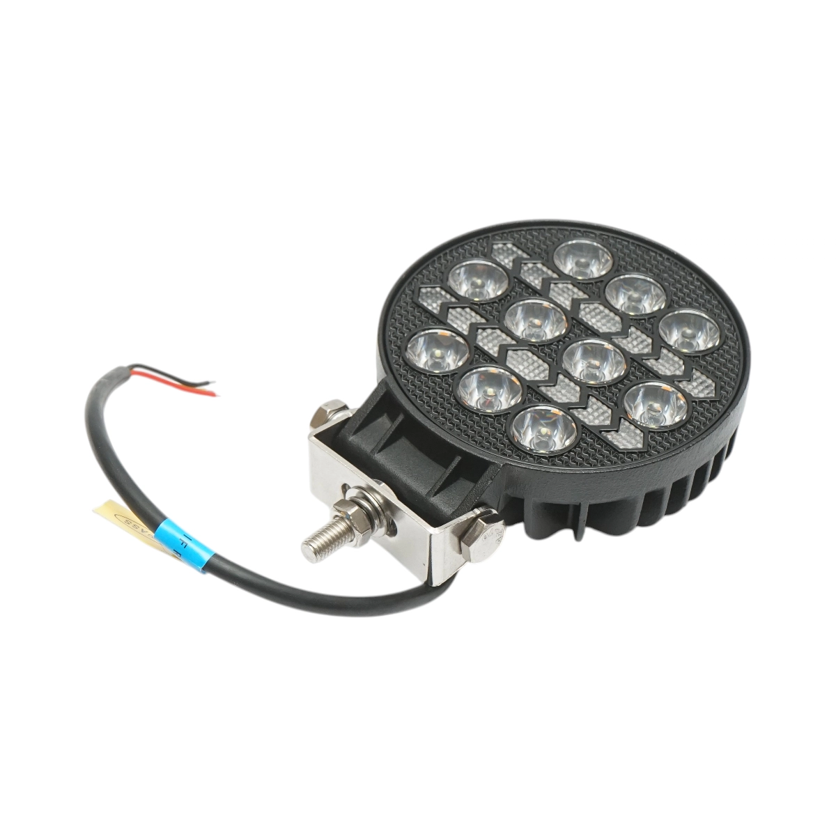 Proiector rotund LED cu DRL 9-80V, 36W, alb-galben, carcasa aluminiu 108x108x40mm, IP67 Breckner Germany [1]
