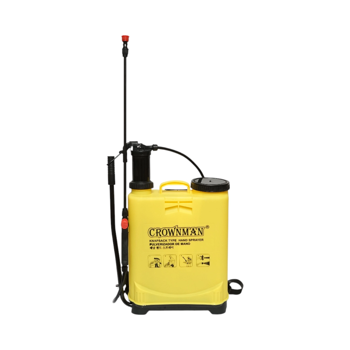 Gradina si Irigatii - Pulverizator manual, vermorel 16L cu lance si 5 duze Crownman