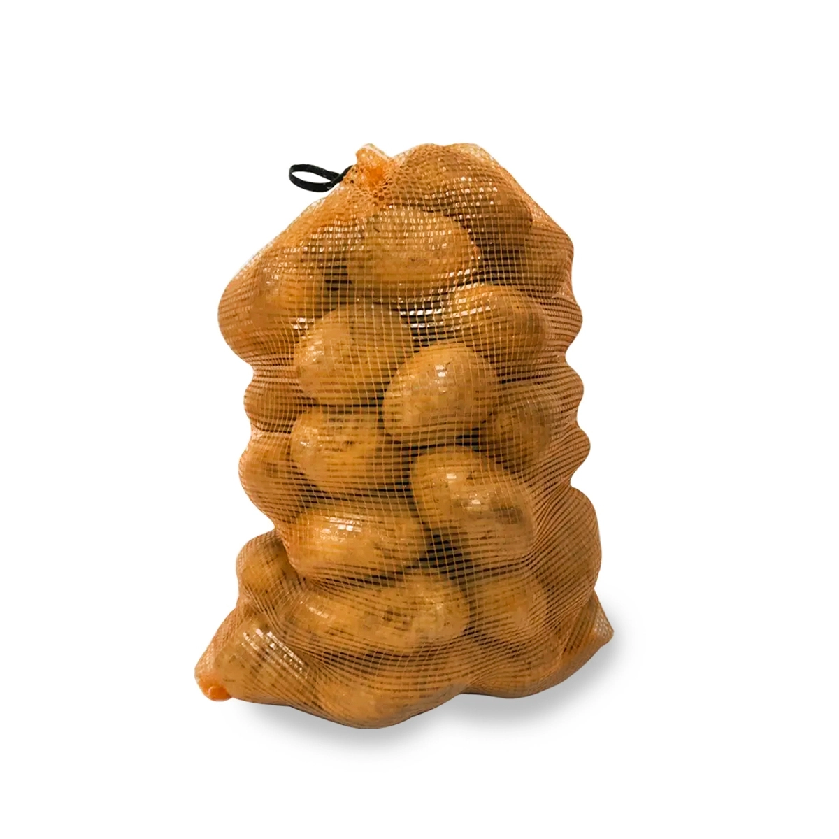 Saci ambalare - Sac plasa cu maner 270x350mm tip Raschel pentru legume 5Kg portocaliu