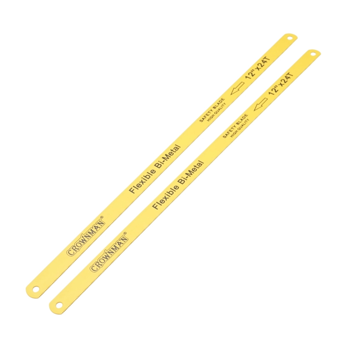 Fierastraie manuale si panze - Set 2 panze fierastrau bomfaier Bi-Metal flexibile 300mm 24T Crownman