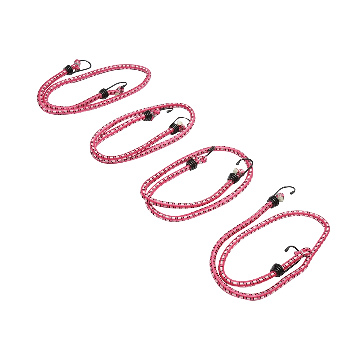 Auto si Accesorii - Set 4 corzi elastice cu carlige 10x1000mm pentru ancorare marfa Breckner Germany