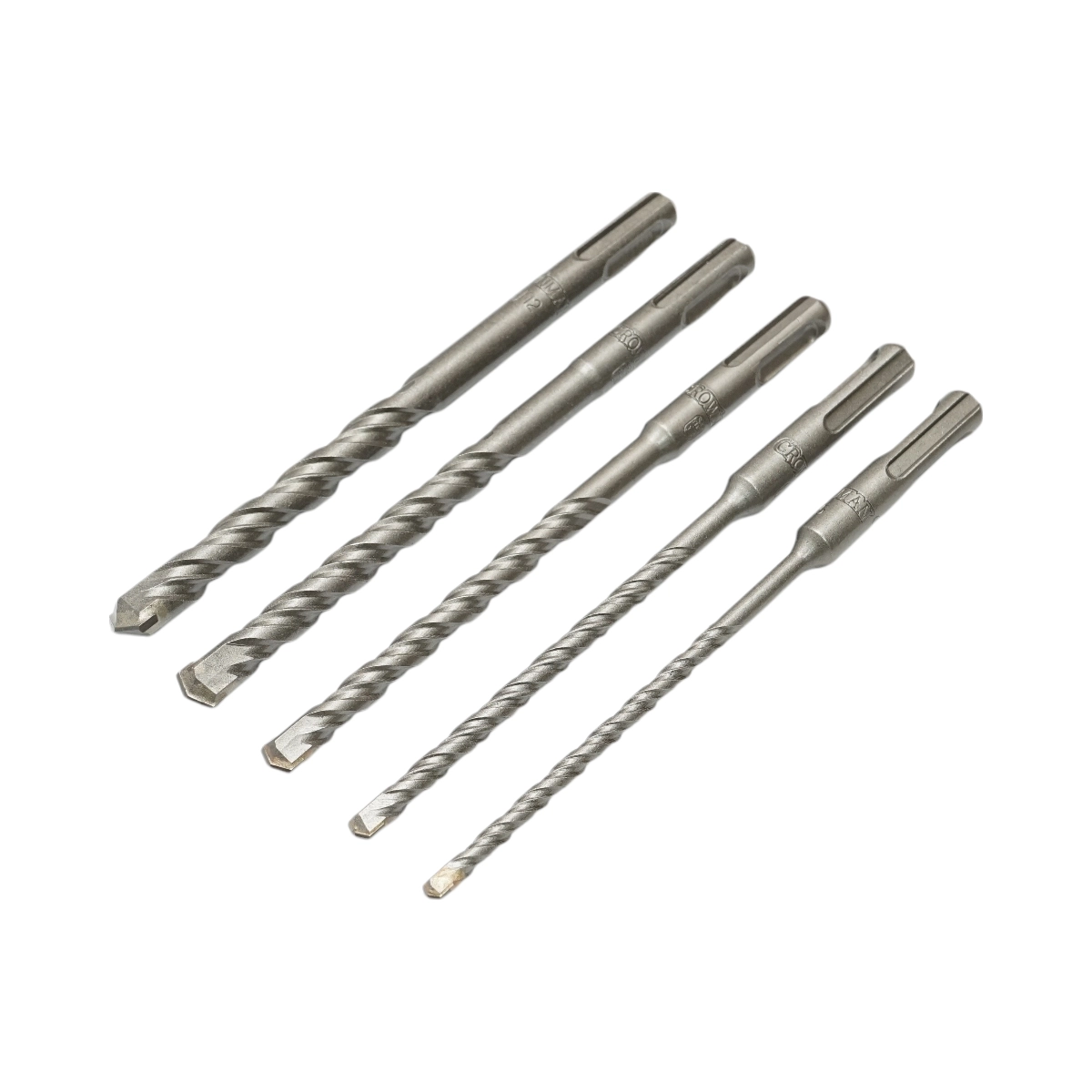 Set 5 burghie 5-12x160 mm cu prindere SDS pentru beton, zidarie, caramida Crownman [1]