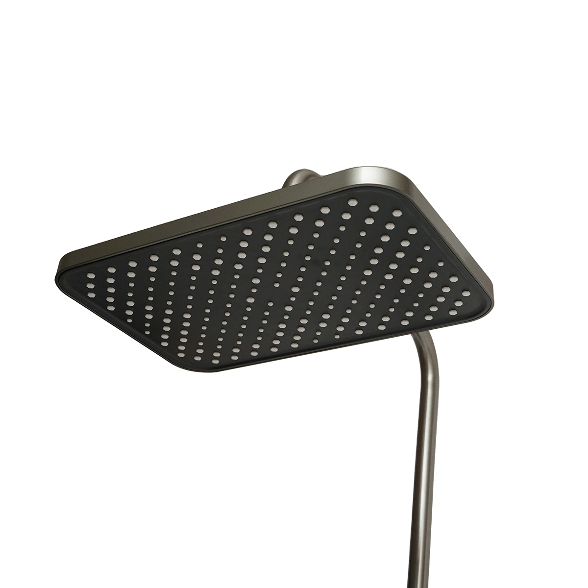 Set dus multifunctional cu termostat, afisaj digital temperatura apa, 4 functii de curgere a apei, pipa cada, dus dreptunghiular, dus de mana, dus bideu, gri [4]
