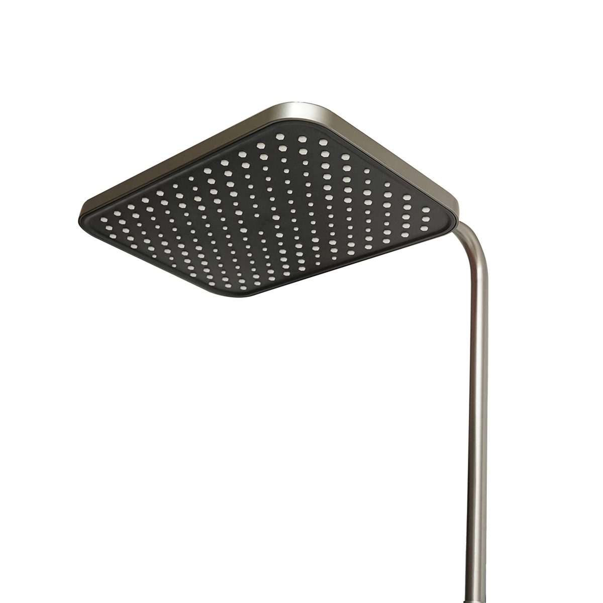 Set dus multifunctional cu termostat, afisaj digital temperatura apa, 4 functii de curgere a apei, pipa cada, dus dreptunghiular, dus de mana, dus bideu, gri [3]