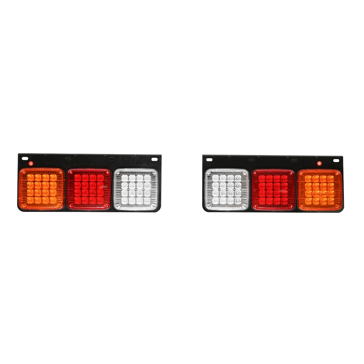 Iluminat si semnalizare auto - Set lampi spate camion cu LED 500x200 24V Breckner Germany