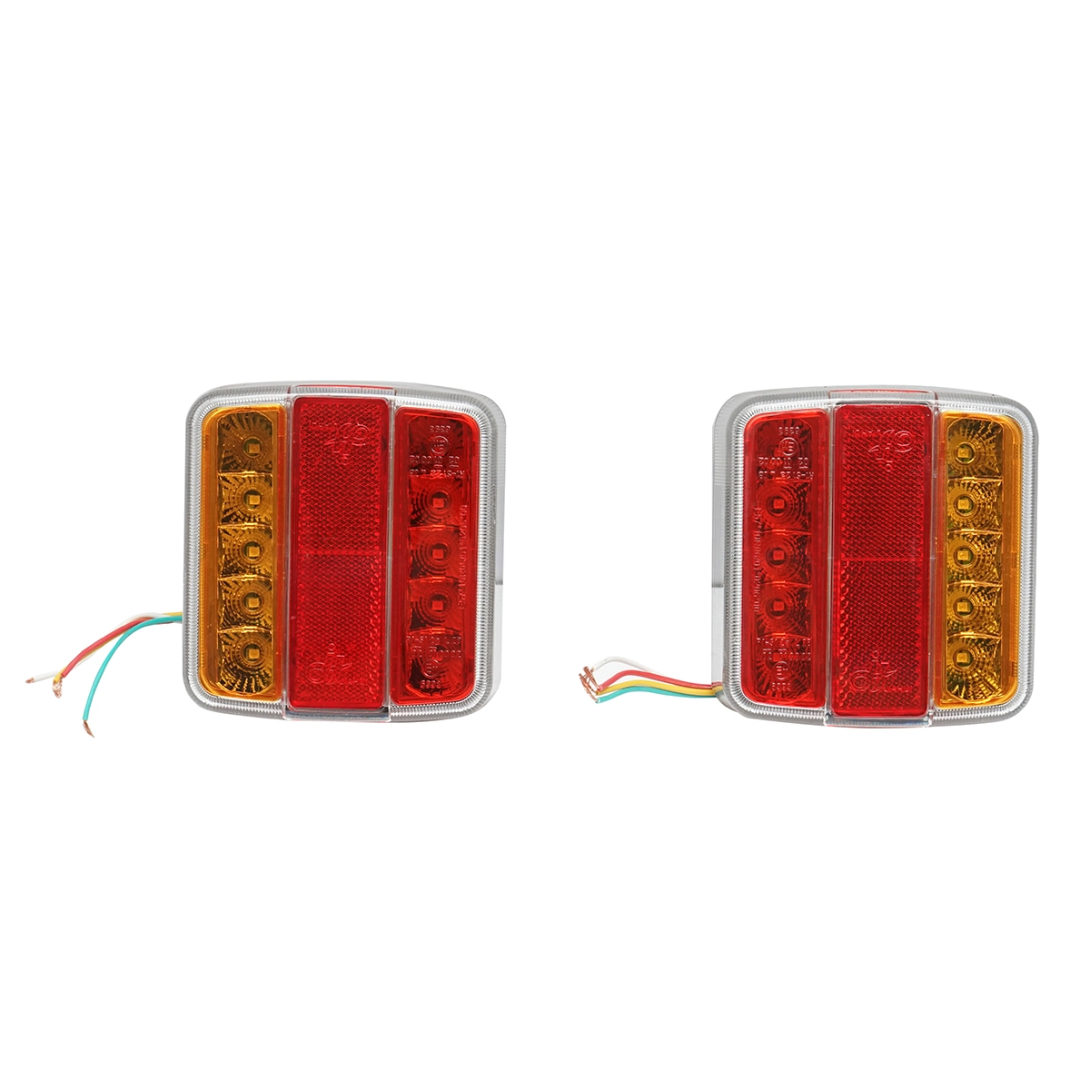 Iluminat si semnalizare auto - Set lampi spate remorca 10 LED 12V LT70