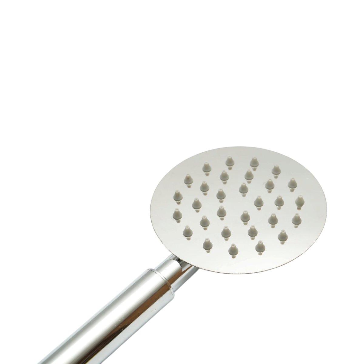 Set para dus cu furtun zincat 1.5m, 1 functie tip ploaie, duze silicon, crom lucios, otel inoxidabil 100x225mm [1]