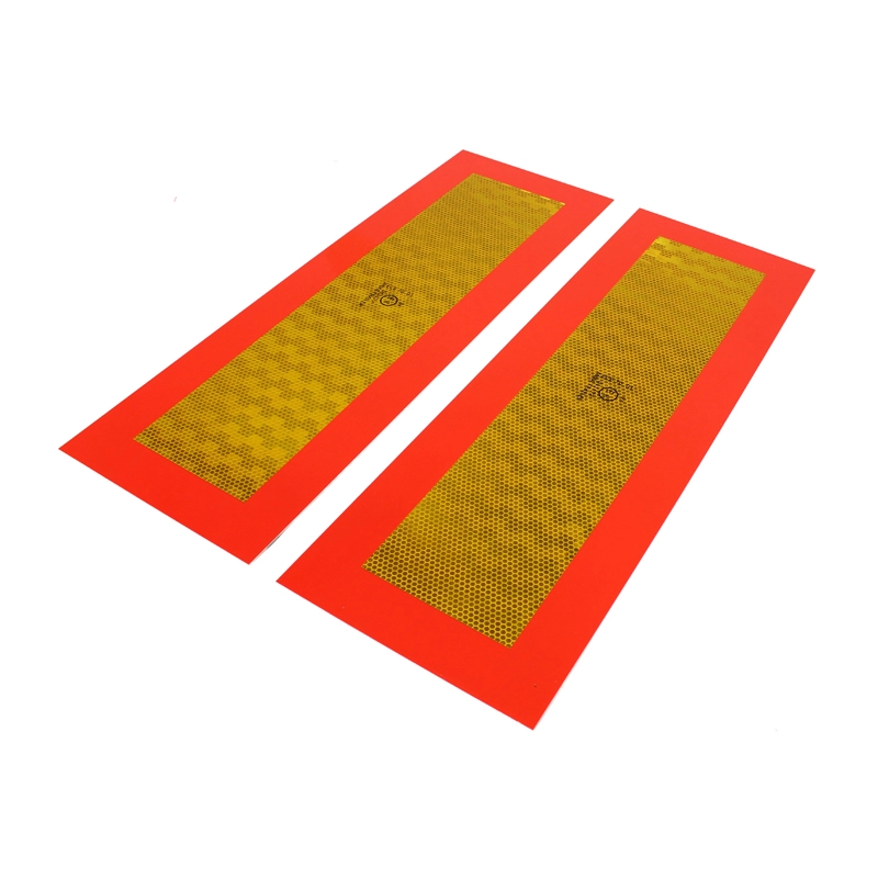 Benzi adezive - Tabla reflectorizanta dreptunghiulara pentru remorca, set 595x195mm Breckner Germany