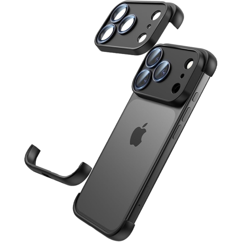 Huse si carcase telefon - Carcasa de Telefon, Compatibila Apple iPhone 17 Pro, Fara Rama, doar Colturi si Camera
