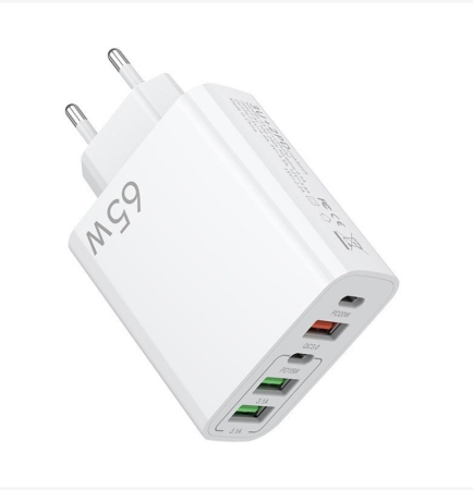 Incarcatoare telefoane - Incarcator Retea, 5 Porturi, 65W Fast Charge