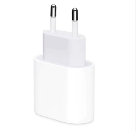 Incarcatoare telefoane - Adaptor pentru iPhone, Type-C, Fast charge, Putere 20 W, Alb