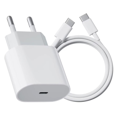 Incarcatoare wireless - Incarcator Super Fast Charge, Incarcator Fast Charge Compatibil Apple, 35 W, USB-C Adaptor, Cablu inclus USB-C, Alb