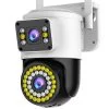 Camera Supraveghere Dual Lens PTZ, Conectivitate Wi-Fi, ONVIF, Auto Tracking si Senzor de Miscare [2]