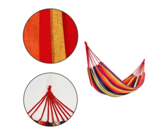 Set de 2 hamace dublu din bumbac, 200 x 100cm [3]
