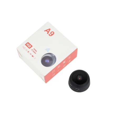CAMERE SUPRAVEGHERE - Camera de supraveghere mini 1080P, WiFi, DVR, Calitatea video HD, night vision, Wireless, suport magnetic, micro USB, negru