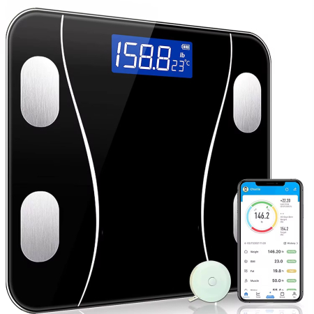 Casa si Decoratiuni - Cantar inteligent corporal , cu Conexiune Bluetooth la App