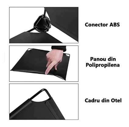Dulap modular din plastic cu schelet metalic , culoare Albastru [2]