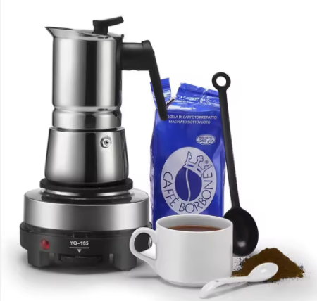 Mini încălzitor electric plită portabil turistica ,cu reglaj temperaturi , pentru cafea ,apa,ceai si altele [4]