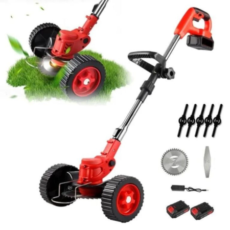 UNELTE SI SCULE - Motocoasa electrica Blitz Power 48V cu 2 acumulatori si roti detasabile