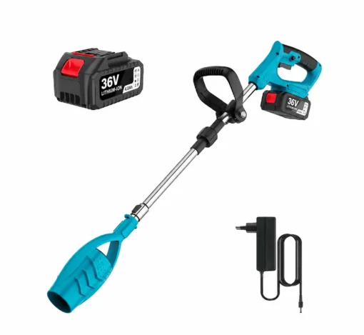 UNELTE SI SCULE - Suflantă de frunze fără fir 36V, Set complet cu 2 acumulatori Li-Ion și încărcător, mâner ergonomic, pentru grădină și curte