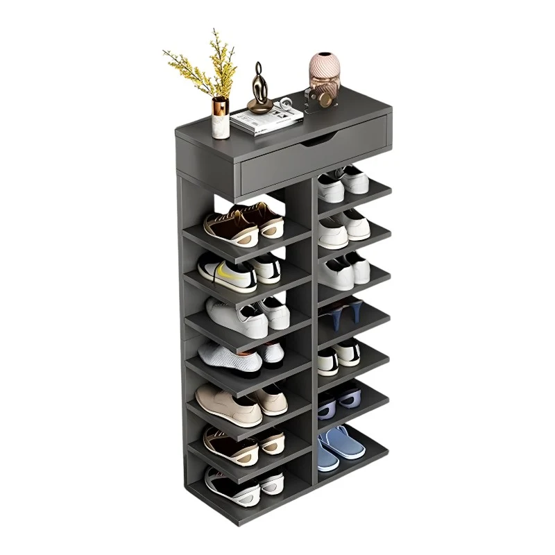CASA SI GRADINA - Pantofar cu 7 Etaje, Design Elegant, Gri - Organizare Optima Incaltaminte