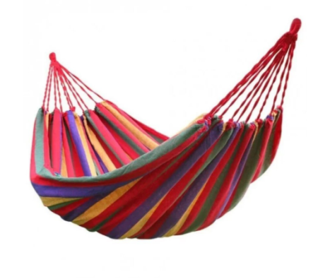 CASA SI GRADINA - Set de 2 hamace dublu din bumbac, 200 x 100cm