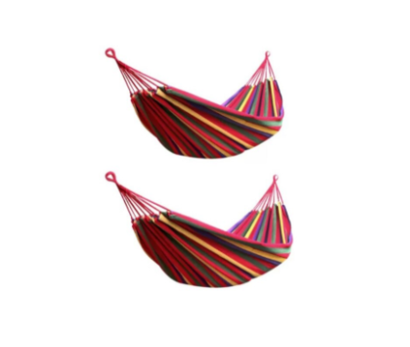 Set de 2 hamace dublu din bumbac, 200 x 100cm [3]