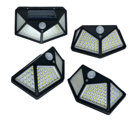 Set de 4 Lampi Solare LED SUPER TRENDS, 4W, 280Lm, Negru, 135x98x52mm [3]