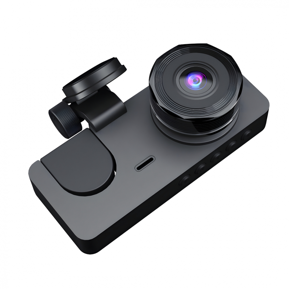 Camera de bord auto DVR tripla OnXsmart®, 1080P Full-HD, Ecran IPS 2.35" Unghi filmare 170°, Starlight NIGHT VISION, WDR, Detectarea miscarii, G-senzor, Loop recording, Card SD 32gb inclus [7]