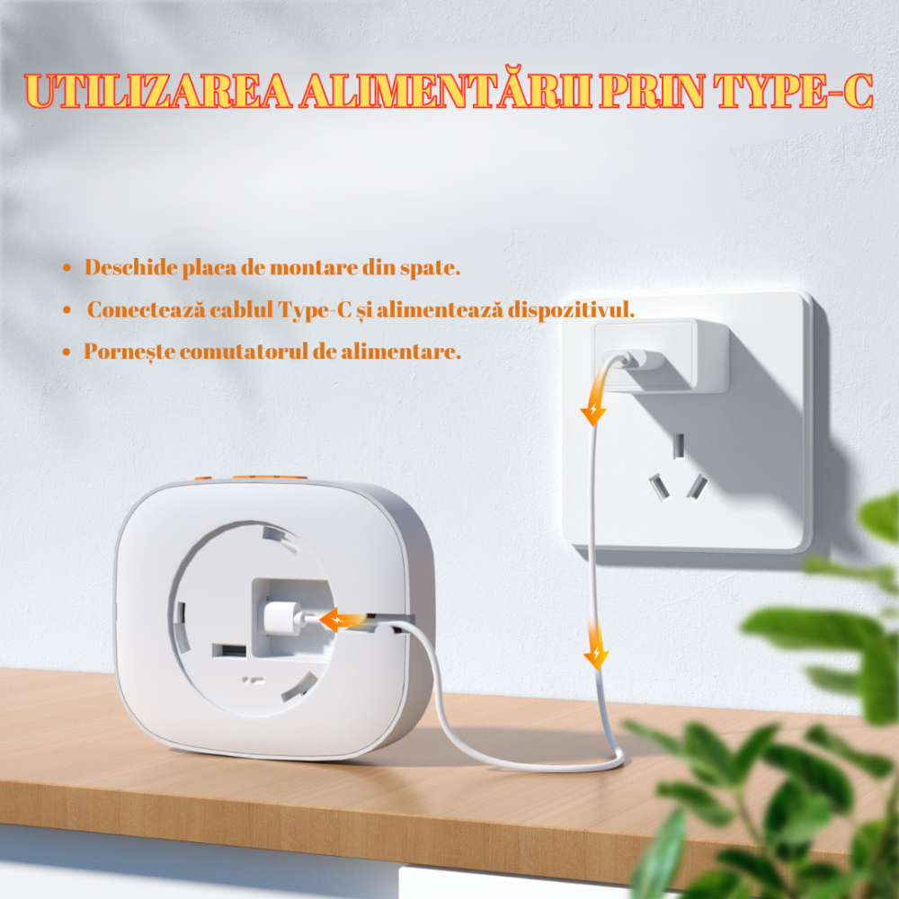Set Ceas de panica cu buton SOS sirena locala OnXsmart, Afisaj Digital, Conectare WIFI aplicatia Tuya si SmartLife, Compatibil cu amazon alexa si Google Assistant, Notificari pe telefon, Distanta 100m [8]