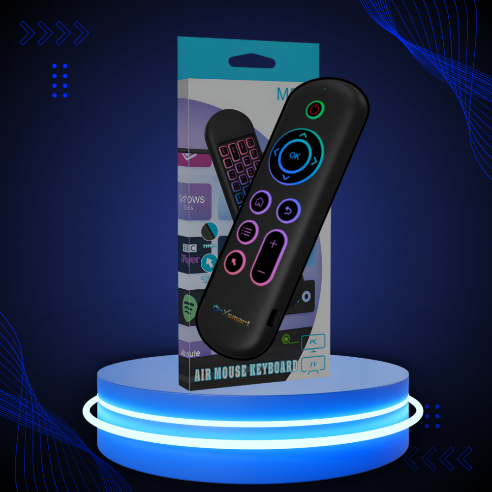 elecomanda Smart OnXsmart Air Mouse, Tastatura QWERTY, WiFi 2.4G, BT 5.2 [7]