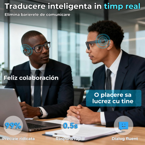 Ochelari Smart OnXsmart cu AI integrat, Camera Sony 800W HD, Filmare 1080P [3]