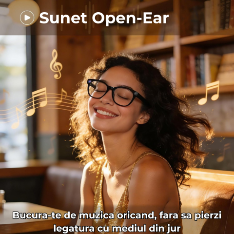 Ochelari Smart OnXsmart cu AI integrat, Camera Sony 800W HD, Filmare 1080P [4]