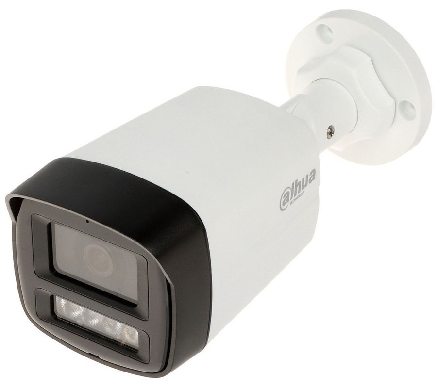 Cameră IP Dahua 2MP, iluminare duală 30m, microfon, PoE, IP67, detecție umană [5]