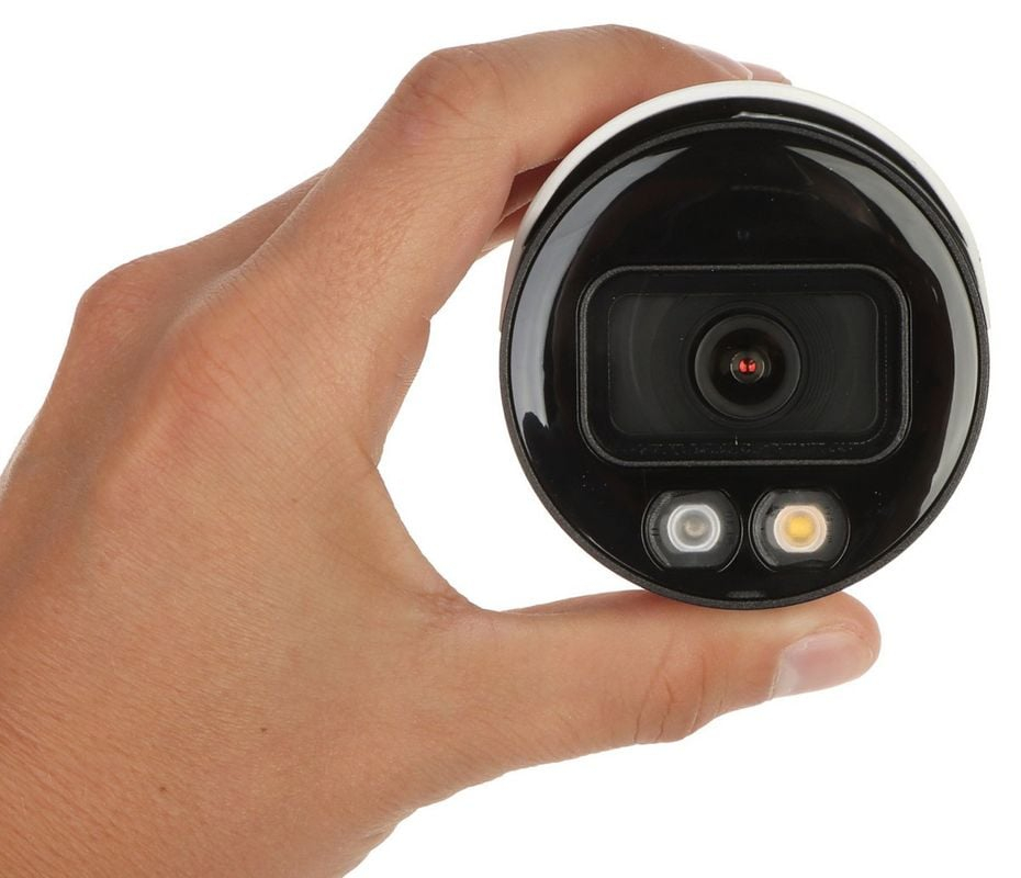 Cameră de supraveghere IP Dahua 4MP pentru exterior, LED dual 30m, microfon, PoE, Full Color, WizSense [2]