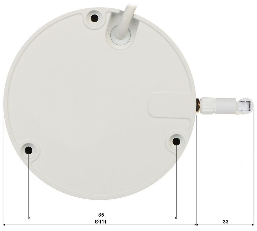 Cameră de supraveghere IP Wi-Fi Dahua 2MP, 2.8mm, IR 30m, microSD [8]