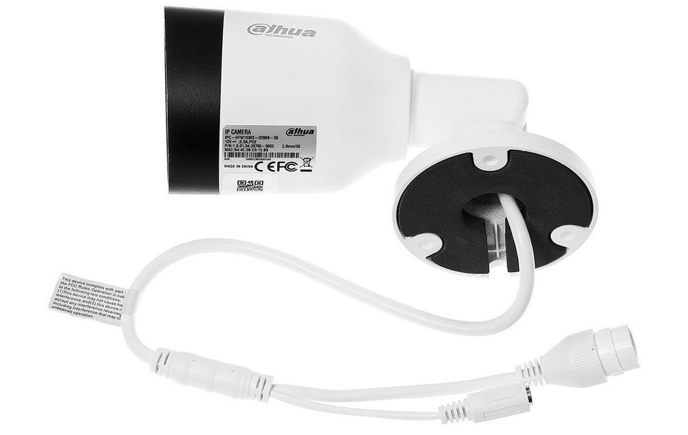 Cameră Supraveghere Bullet Dahua 2MP, Full HD, IR 30m, PoE, IP67 [3]