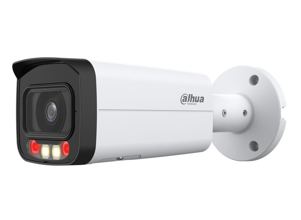 Cameră supraveghere IP Dahua 2MP Full-Color, LED 50m, audio, PoE, IP67 [1]