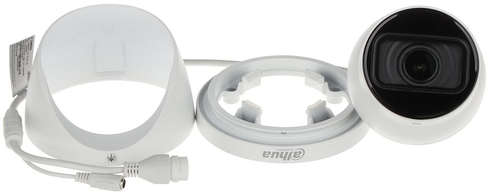 Cameră supraveghere IP Dahua Eco 4MP, varifocală 2.8–12mm, IR 50m, PoE, slot microSD, IP67 [4]