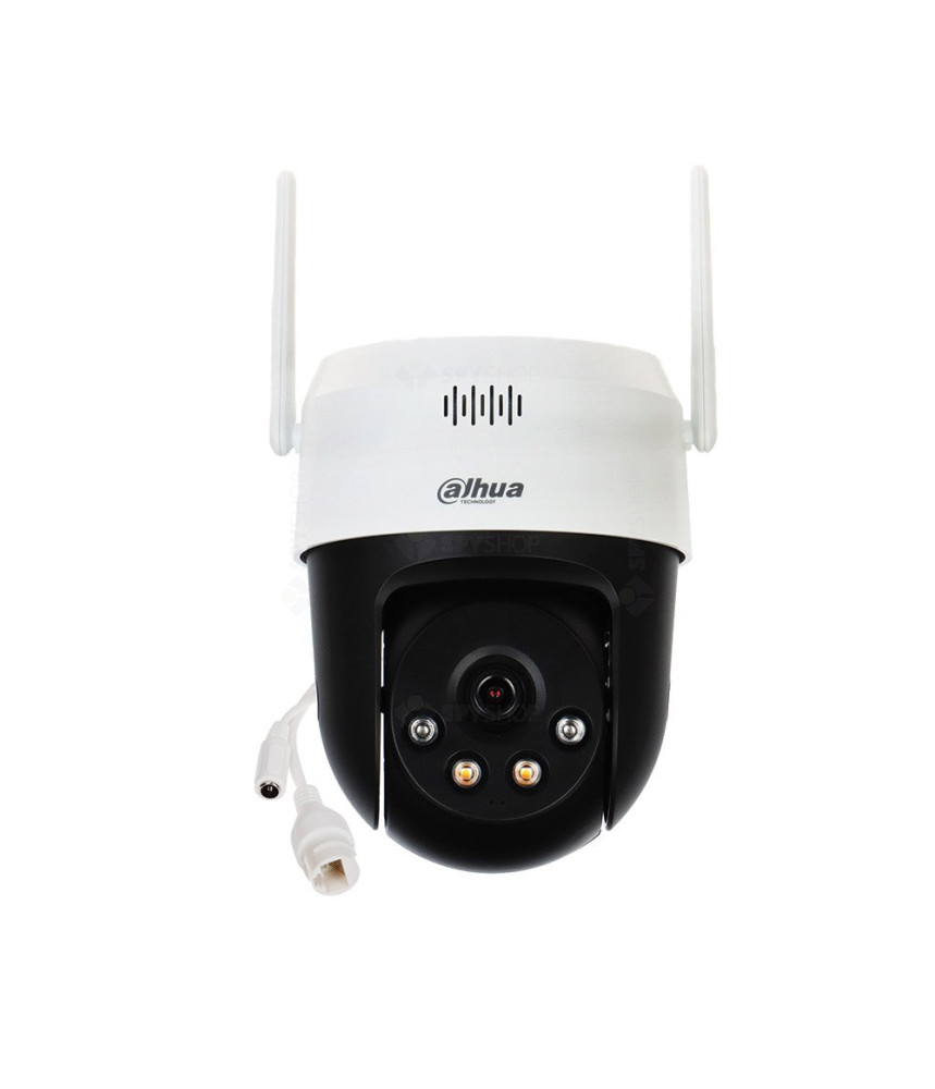 Camera de supraveghere IP WiFi PT, Full Color, 2K 5MP, 4mm, Iluminare duala 30m, Alarma acustica si optica, MicroSD, Dahua [3]