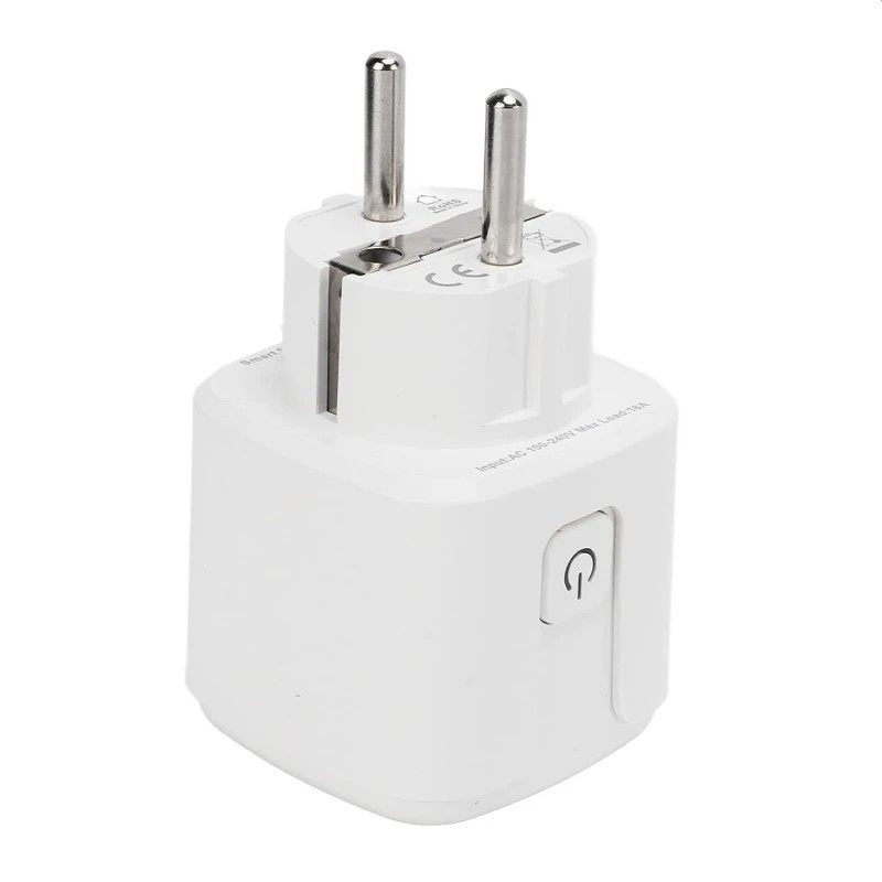 Priza Inteligenta Wi-Fi cu Monitorizare Consum, programabil, Compatibil cu app Tuya, Smart Life, Control vocal, Alexa, Amazon, Google Home, 16A @SmartWiz [2]