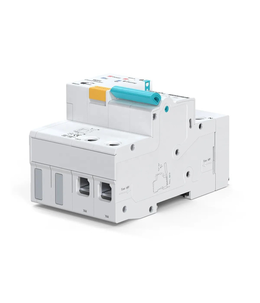 Siguranta Automata Inteligenta WiFi, RCBO, Tuya/Smartlife, 2P Poli, 1P+N, Trifazat, 63A, Compatibila Google Home si Alexa @SmatWiz [3]