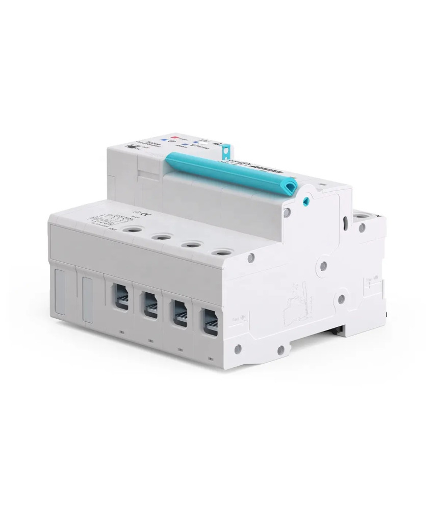 Siguranta Automata Inteligenta ZigBee, Monitorizare Curent, MCB, Tuya/Smartlife, 4P Poli, 3P+N, Trifazat, 63A, Compatibila Google Home si Alexa @SmatWiz [3]