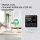 Termostat Inteligent de ambient, Centrala/Boiler Electric cu Rotita, Negru, WIFI, Control prin Aplicatia Tuya, Wireless, Prindere in Doza de Perete, Control Vocal Google Home, Alexa, Negru @SmartWiz [3]