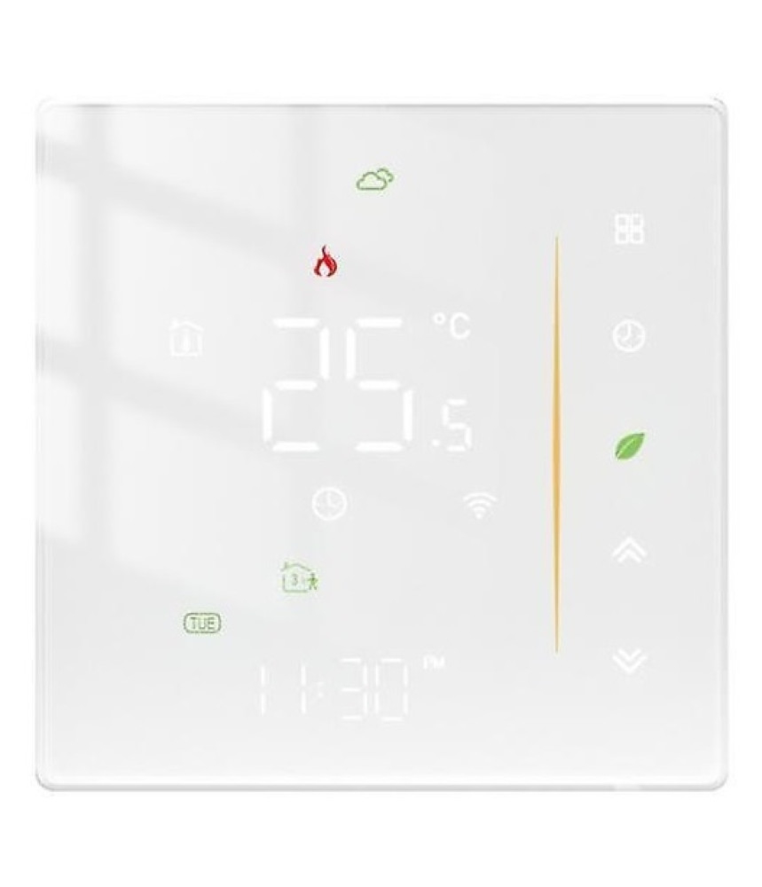 Termostat Inteligent Pardoseala/Boiler electric, Smart, WIFI, Control prin Aplicatia Tuya, Wireless, Prindere in Doza de Perete, Control Vocal Google Home, Alexa @SmartWiz [1]