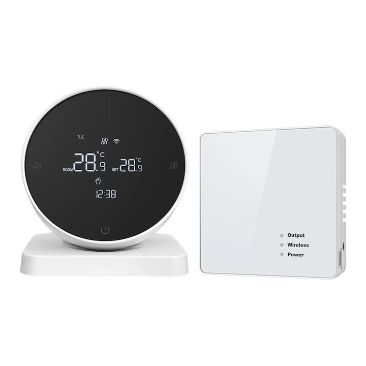 Termostat inteligent S3, Wi-Fi, TUYA, Smart Life, Compatibil cu Alexa, Google Home @SmartWiz [1]
