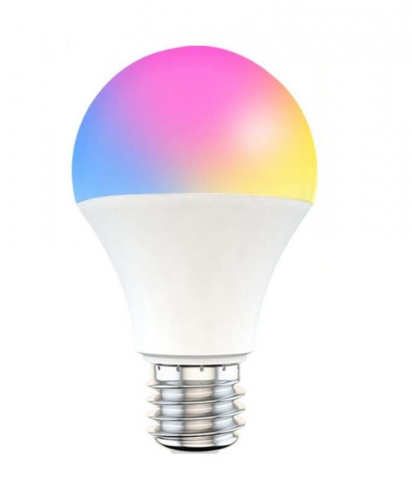 Lumina Inteligenta - Bec Inteligent LED RGB+WW inteligent Smart A67, Wi-Fi, Tuya/Smartlife, E27, 9W (100W), 806 lm, lumina alba si colorata (2200-6500K), @SmartWiz