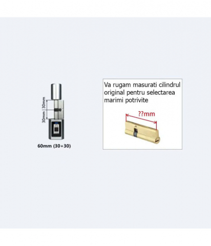 Butuc Inteligent, Marime 60 (30x30) cm, Deschidere cu Amprenta, Cod, Telefon, Cheie, Interior @Smartwiz [4]