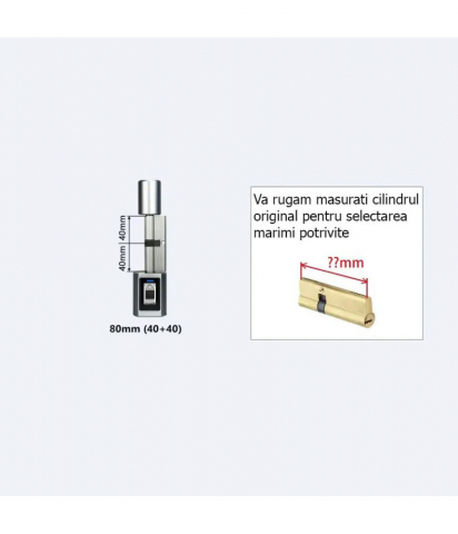 Butuc Inteligent, Marime 80 (40x40) cm, Deschidere cu Amprenta, Cod, Telefon, Cheie, Interior @Smartwiz [4]